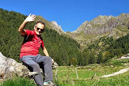 Bellissimo ritorno sul Pizzo Tre Signori (2554 m) da Ornica nella splendida giornata del 27 settembre 2018